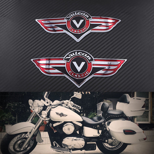 Fuel Gas Tank Badge Emblem Decal Stickers for Kawasaki Vulcan VN Classic VN400 Q