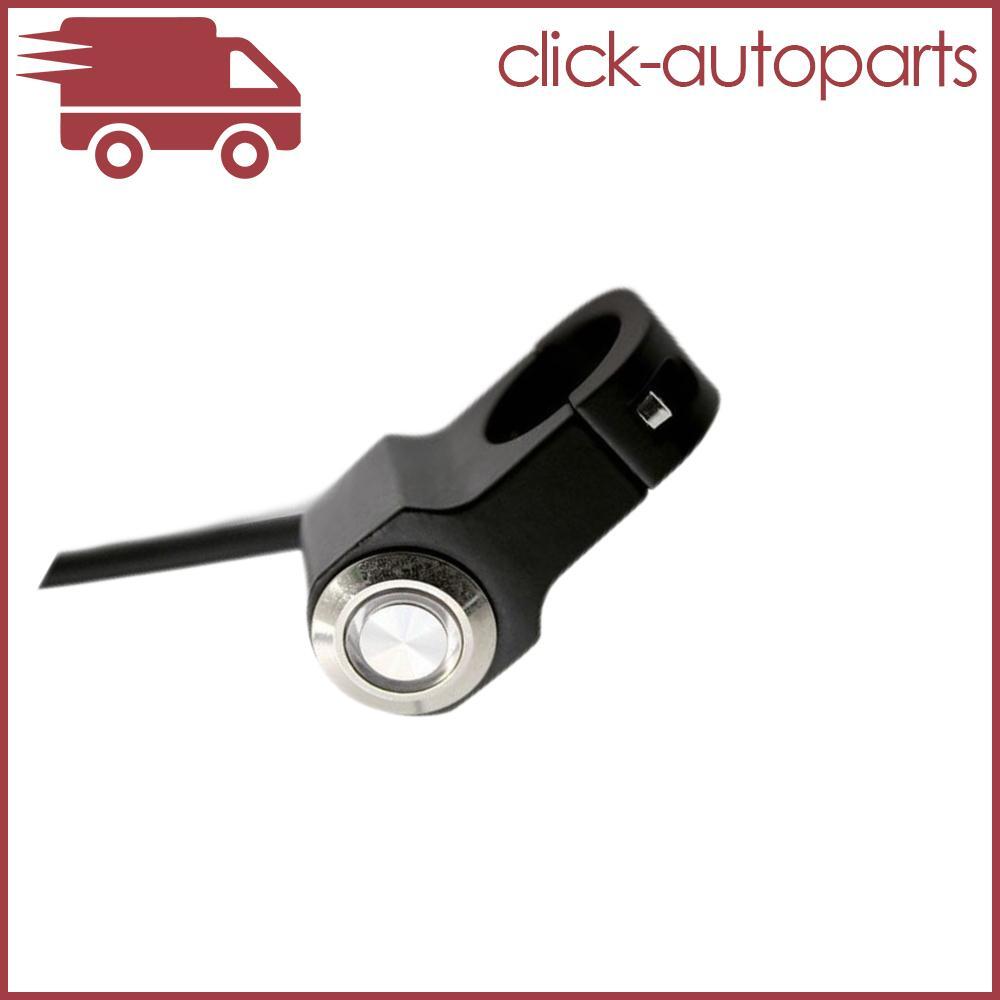 Motorcycle Handlebar Headlamp Hazard Fog Lamp Red Switch Manual-return Button Q