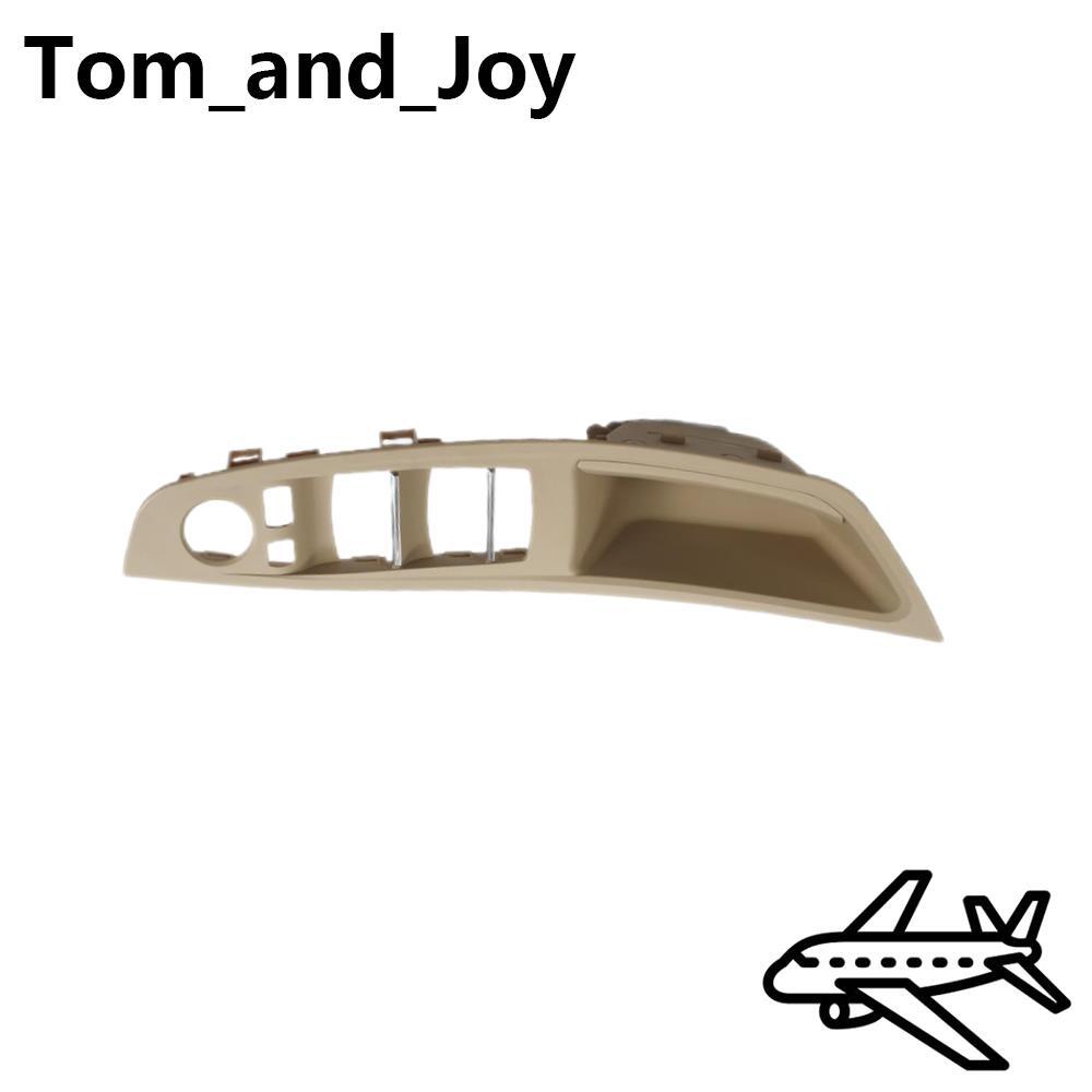 Left Door Panel Handle Pull Trim Cover Beige Fits For 5 Series F10 F11 2010-2016 Q