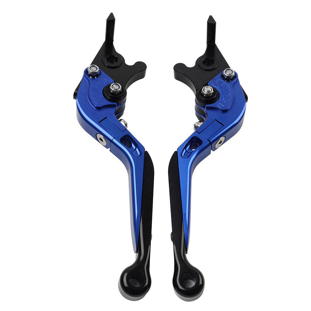Blue CNC Folding Extendable Brake Clutch Levers for BMW S1000XR 2015-2021