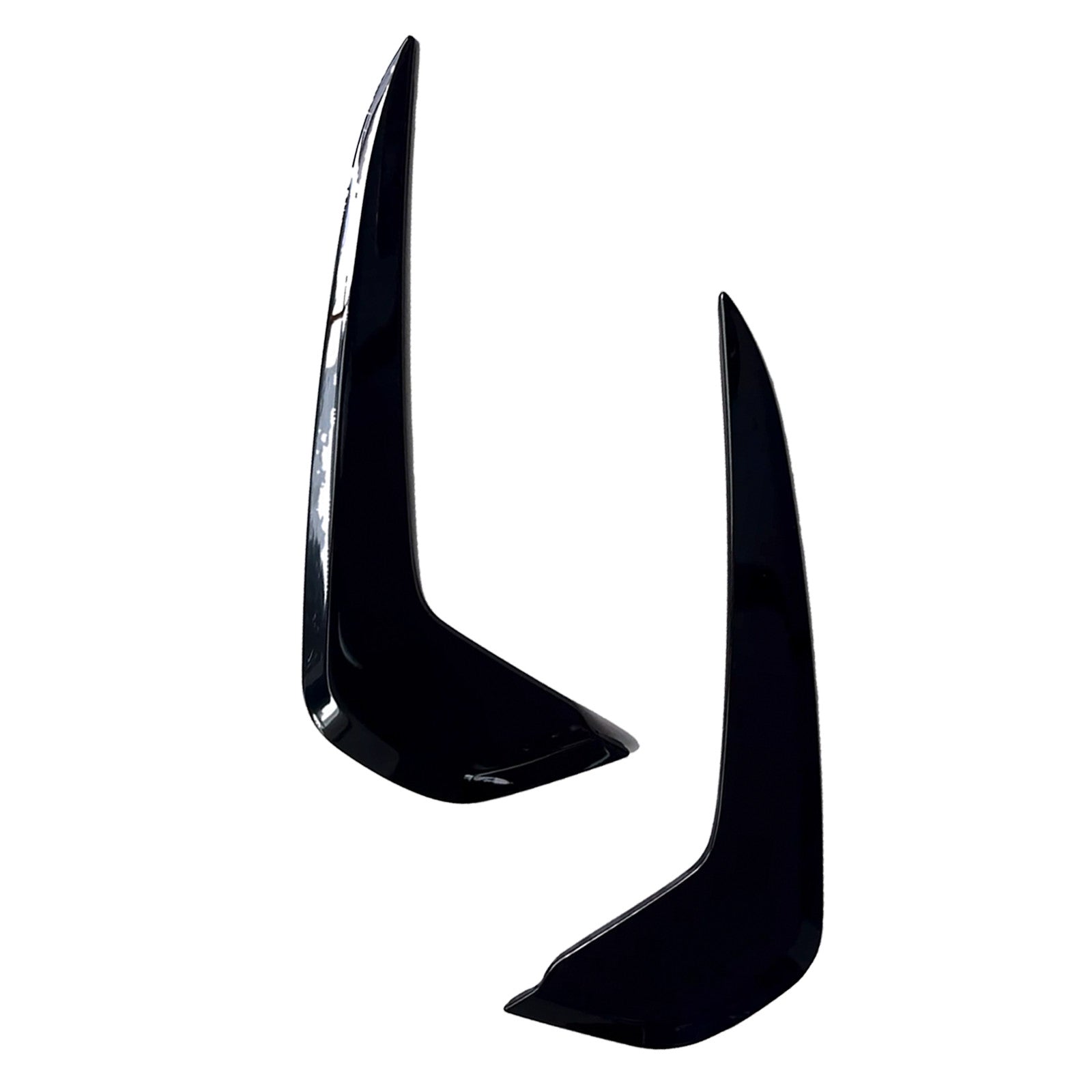 2X Glossy Black Rear Window Trim Molding Cover Trim Fit for Mazda CX-50 2023 2024