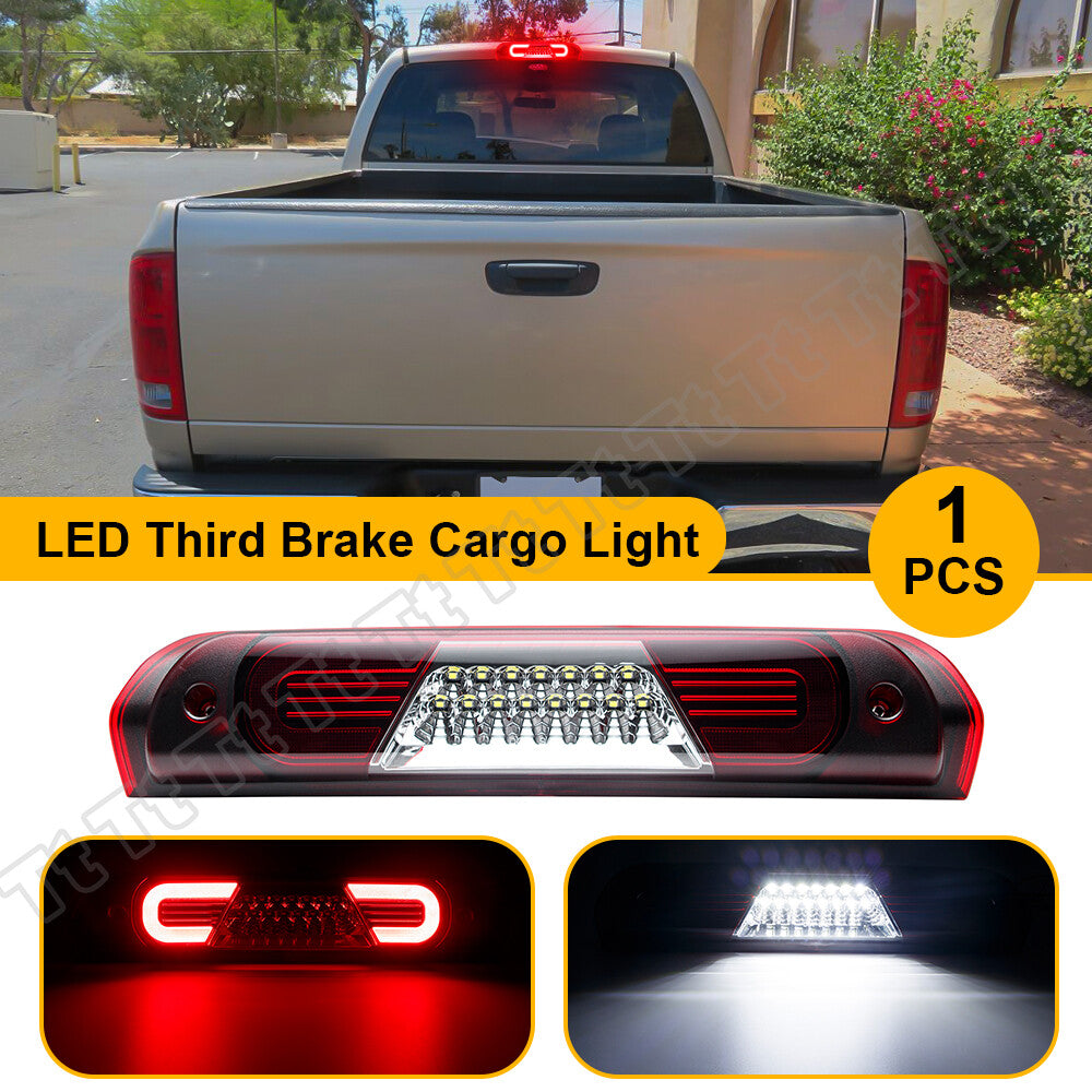 The third rear brake light/cargo light is red and suitable for Dodge for RAM 1500 2500 3500- 02-09 Q
