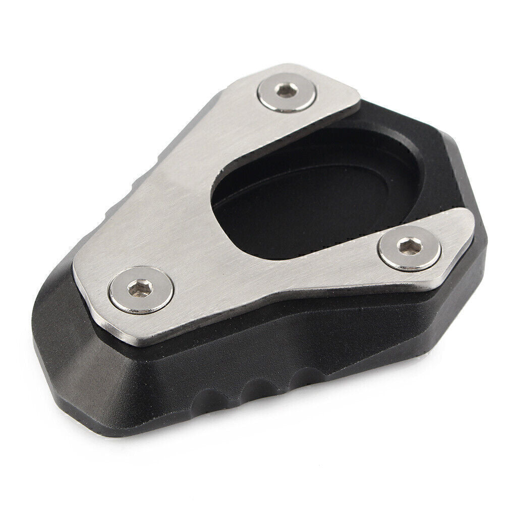 for Kawasaki ER-6F/ER-6N 2013-2017 2014 BLK Kickstand Side Stand Enlarger Plate Q
