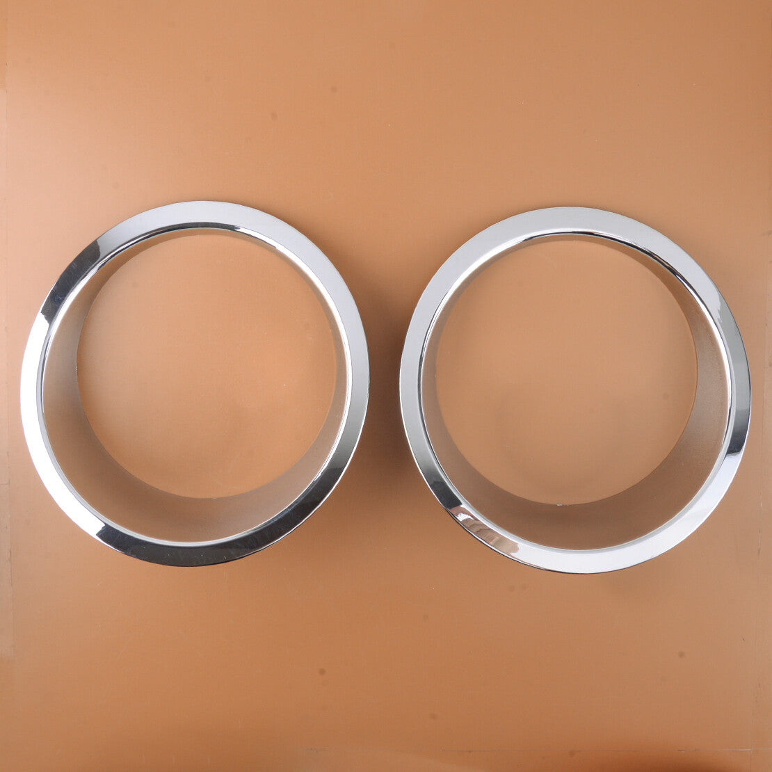 Silver Headlight Ring Trim Cover Bezel Fit for for Jeep for Wrangler JK JKU 2007-2018 v