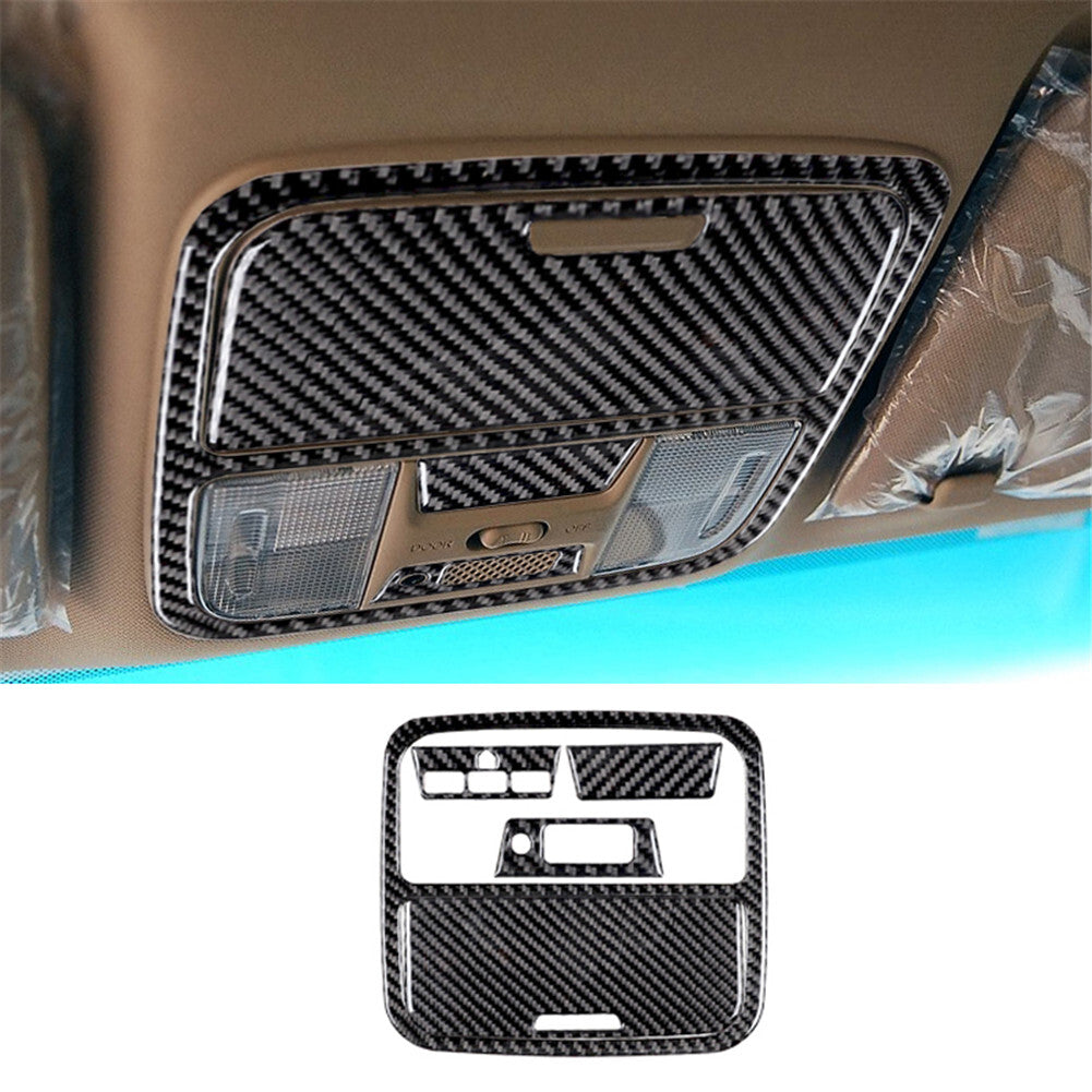 Red Carbon Fiber Interior Side Air Vent Outlet Cover Trim For Lancer v