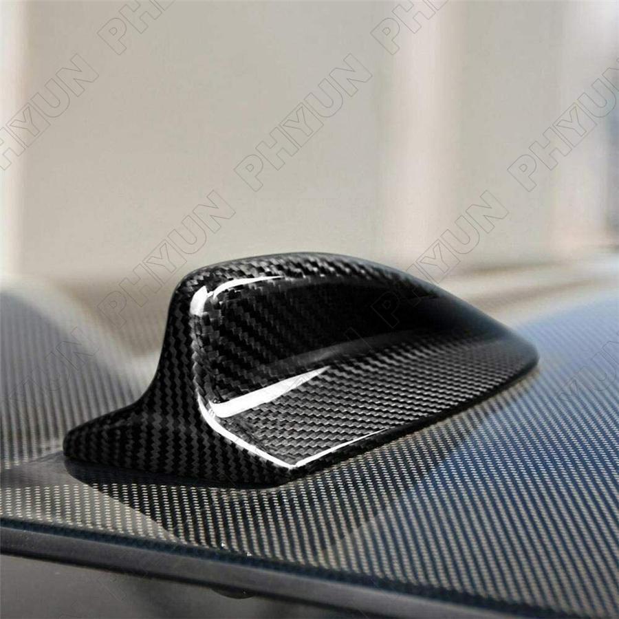 For 2007-13 for BMW E90 E92 M3 E82 Shark Fin Antenna Cover Cap Real Carbon Fiber 1x Q