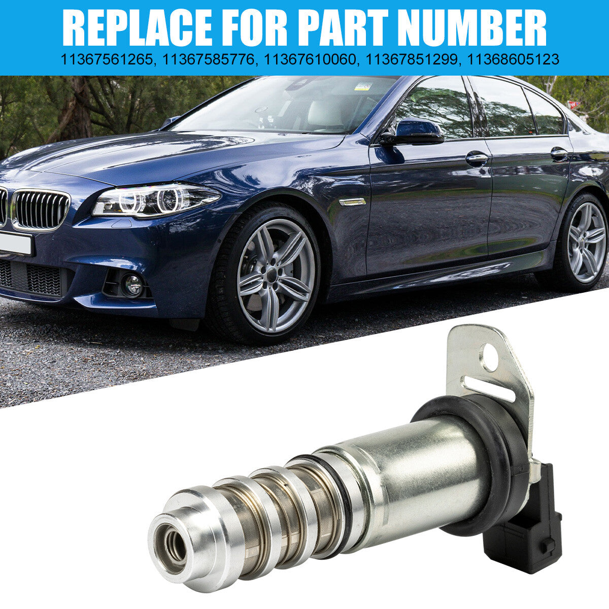 Variable Timing Solenoid Valve (VVT) for 335i, 535i, 550i, M3, X3, X5 (11368605123-) v