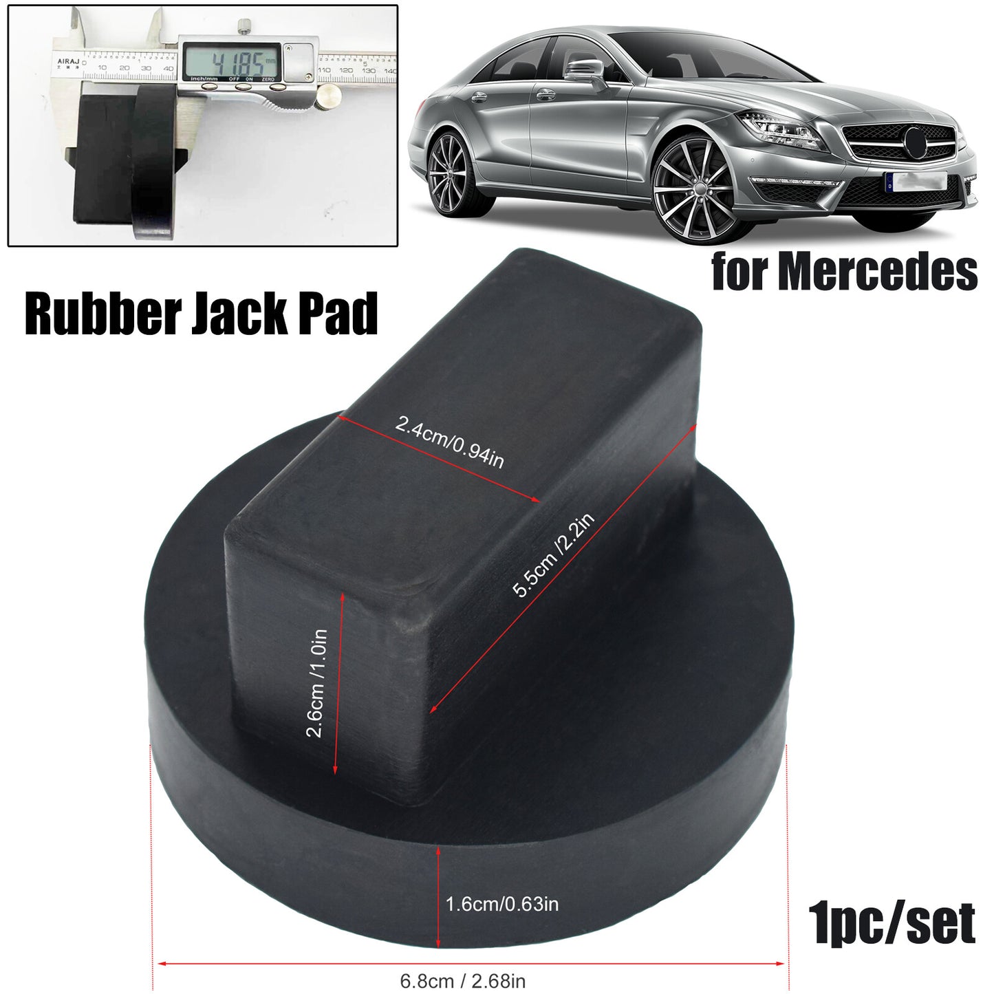for Mercedes A B C M S Class GLC GLS Rubber Jacking Point Jack Pad Adapter Tool