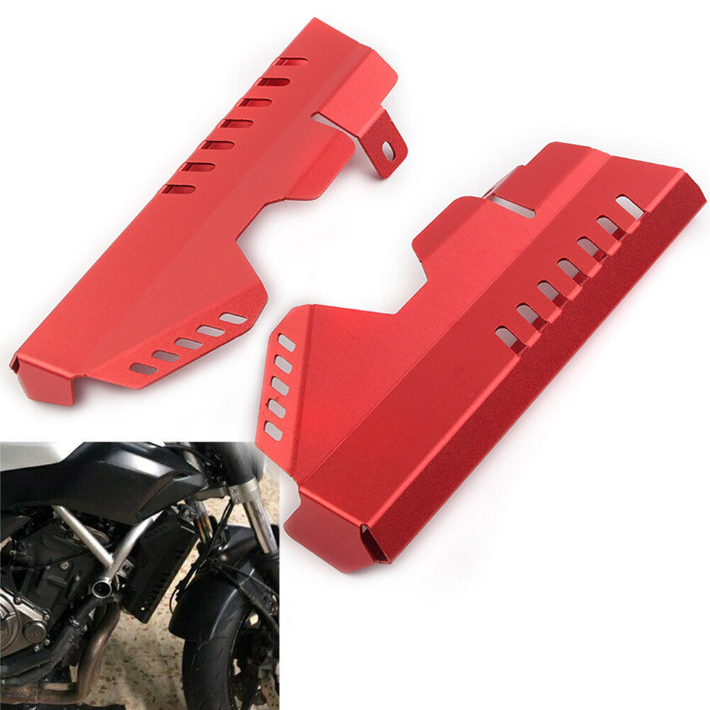 for Yamaha MT-07 FZ-07 2014-2017 Red Side Radiator Grille Cover Guard Protector