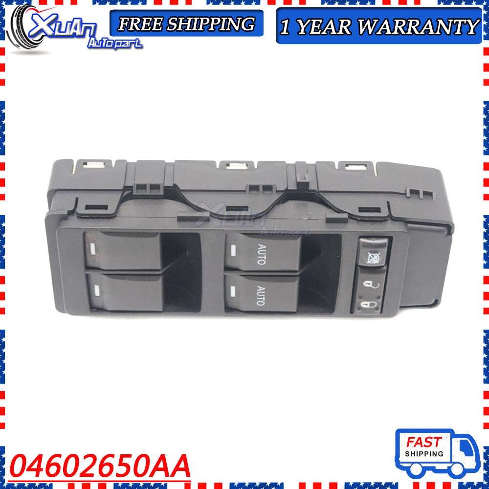 04602650AA Brand New for Chrysler for Dodge Je Master Power Window Switch Left Side Driver v