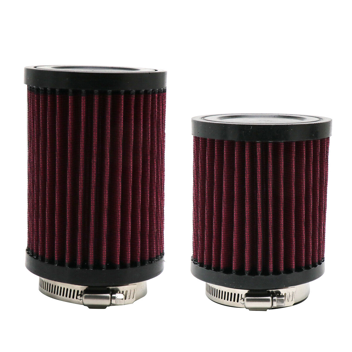 Carburetor Air Filter Air Cleaner Clamp-On Flange for Honda CB1300 CL400 Carb Q