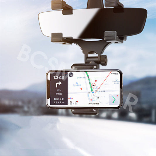 Phone Mount Car 360¡ã Accessory Rotatable Car Phone Holder Rearview Mirror Stand