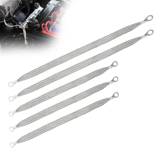 5¡Á Universal Automotive Ground Strap Tinned Copper Car Engine Ground Strap Cable