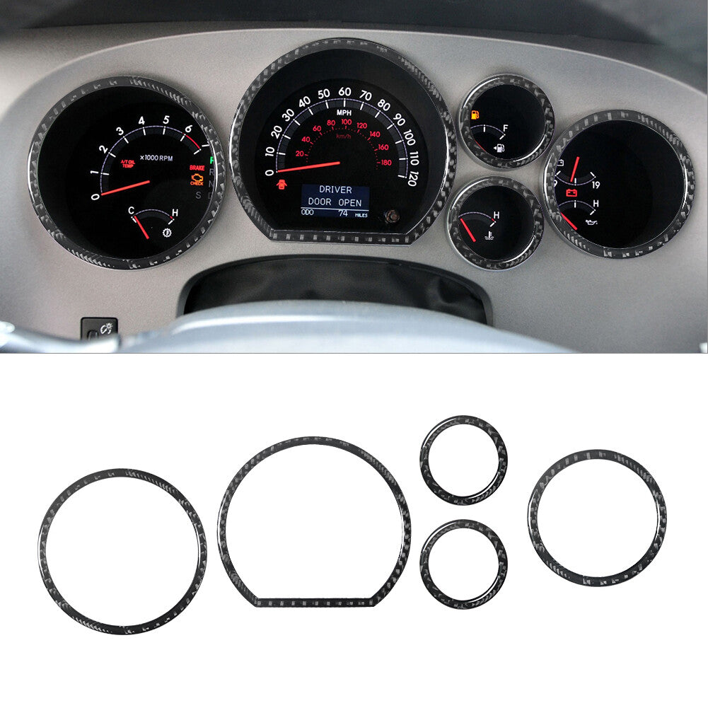 Carbon Fiber Gear Shift Surround Panel Trim Cover For F150 2004-2008 v