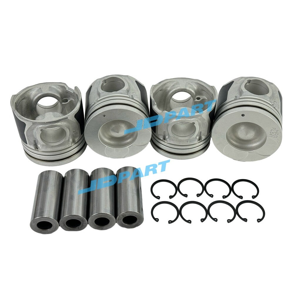 4-piece 23410-4A900 piston kit for modern D4CB excavator engine parts -