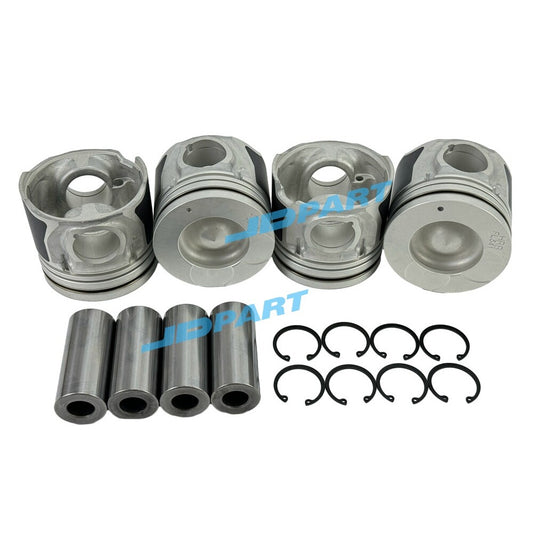 4-piece 23410-4A900 piston kit for modern D4CB excavator engine parts -