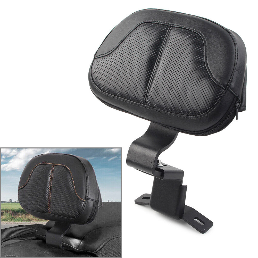 Front Driver Rider Backrest Pad FITS for Harley Touring CVO Road Electra Glide