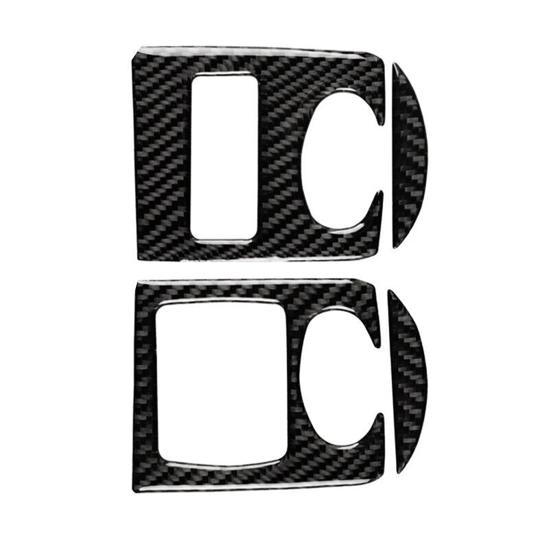Real Carbon Fiber Car Window Switch Panel Cover Trim for Audi TT TTRS 2008-2014