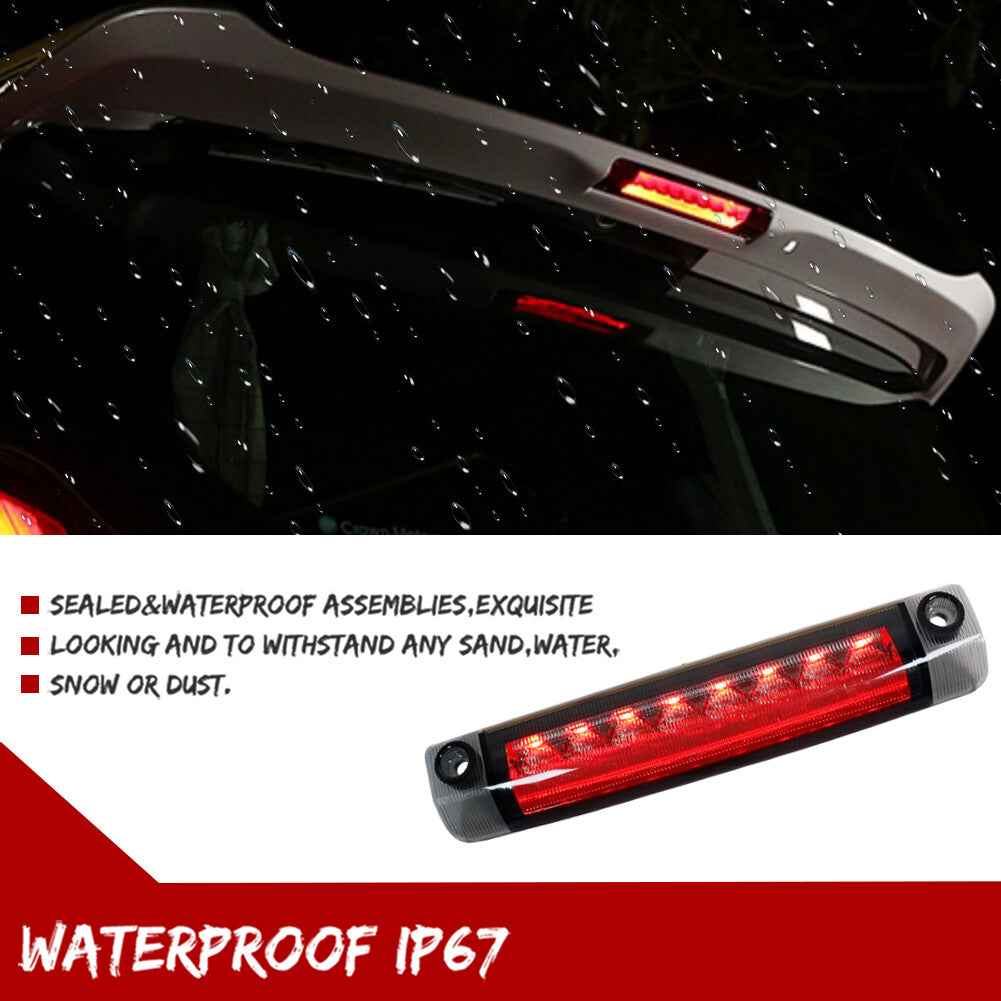 3D LED Tube Red LED Smoked Third Tail Brake Light Assembly for 2012 - 2018 Prius V C- v