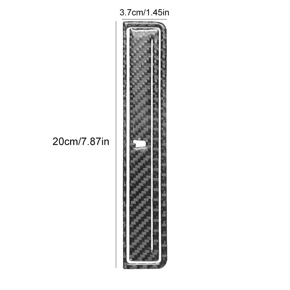 Red Carbon Fiber Cigar Lighter Panel Cover Trim For 4Runner 2010-2020 v
