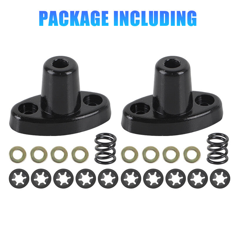 2x Sun Visor Repair Bracket Kits for Jeep 1997-2002 TJ for Wrangler Aluminum 924-531