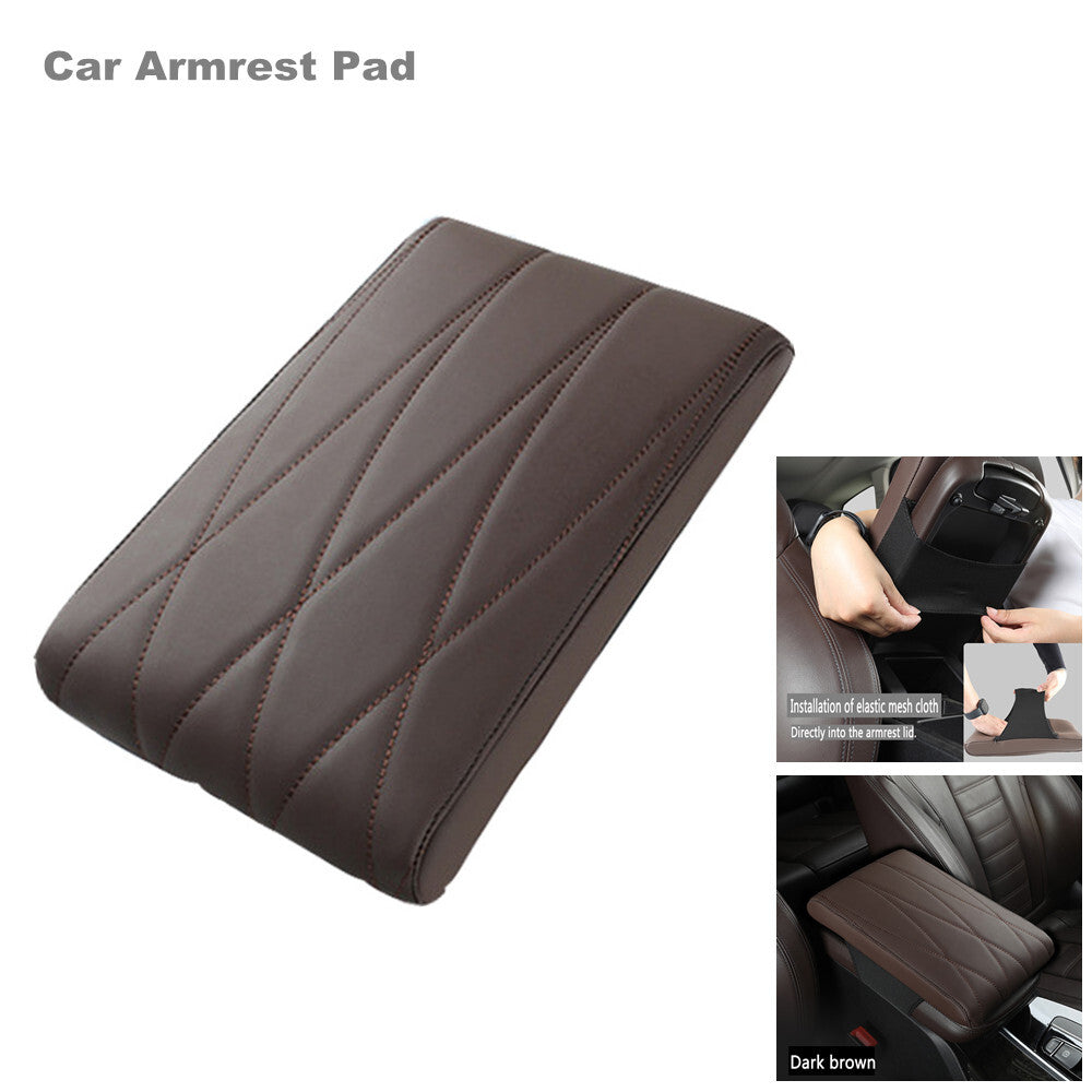 1-Piece Car Armrest Cover/Armrest Box Mat, Universal Plus High and Mid-Density for Seat Mat n