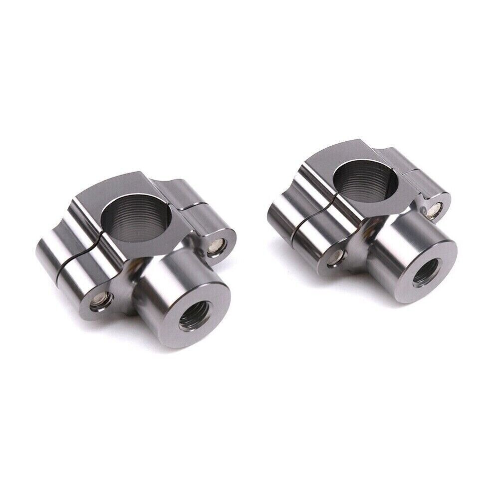 2x/set Motorcycle HandleBar Risers Adapter Handle Fat Bar Mount Clamps 7/8 22mm n