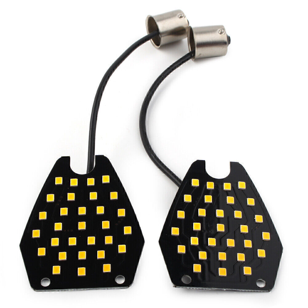For 04-07 for Honda CBR1000RR Rear 30SMD LED Turn Signal Indicator Light 1156 Yellow