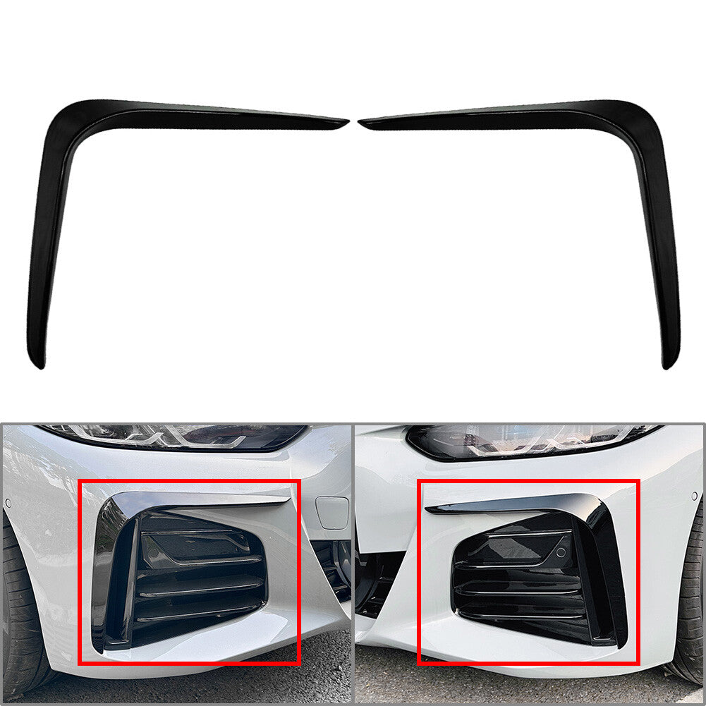 Front Bumper Side Splitter Spoiler for BMW 4 Series G26 M Sport 2020-2024 24 Q
