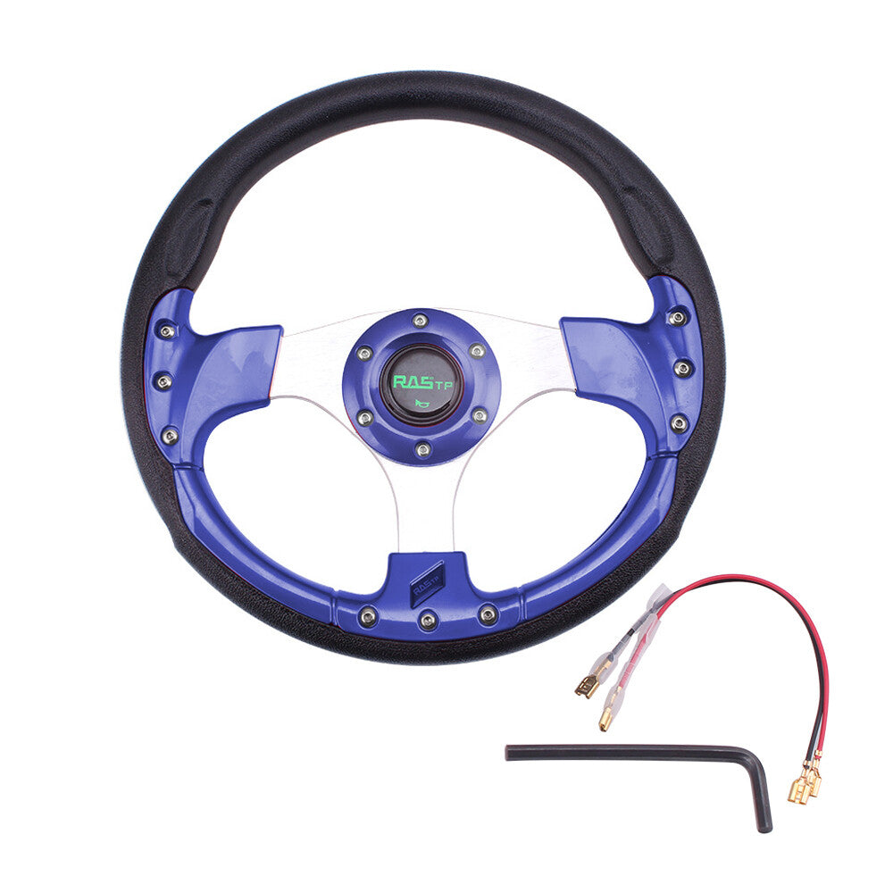 Aluminum for Golf Cart Steering Wheel for Yamaha EZGO Club Car Blue