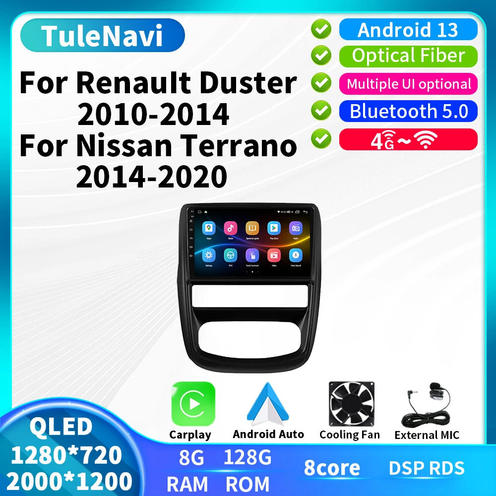 Car Radio for Renault Duster Video Player for Nissan Terrano CarPlay GPS Screen