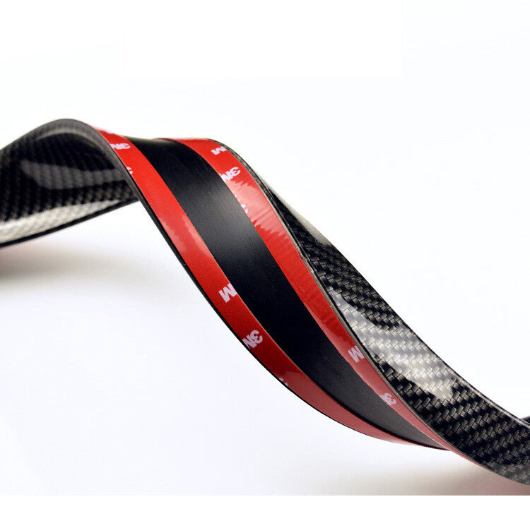1 piece of carbon fiber 4.9-foot car trunk boiler roof lip kit, rear wing trim, and tail fin.