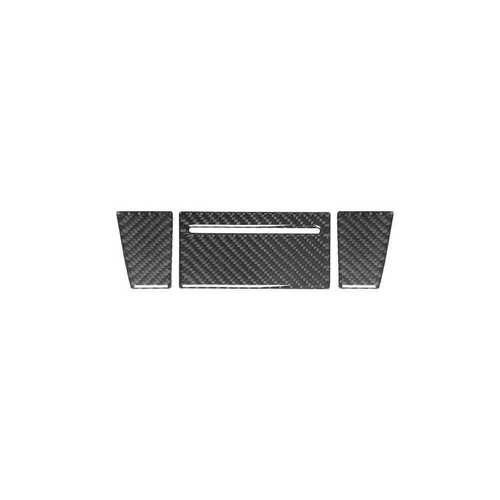 Red Rear Center Console Frame Trim Cover Carbon Fiber For 350Z 2006-2009 v