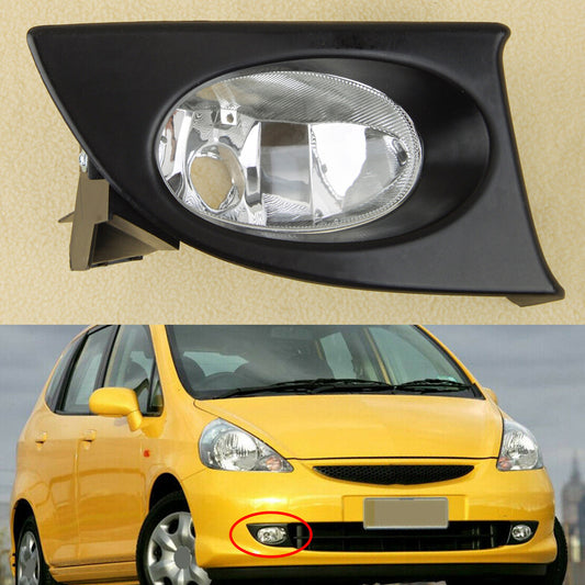 Right Front Bumper Fog Light Lamp Fit for for Honda Fit/Jazz GD1 GD3 2003-2008 new v