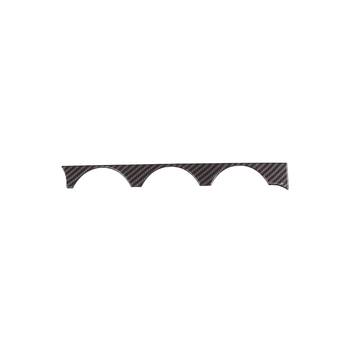 2011 2012 2013 for Kia Soul Glossy Carbon Fiber Side Door Handle Covers Trim Set For- v