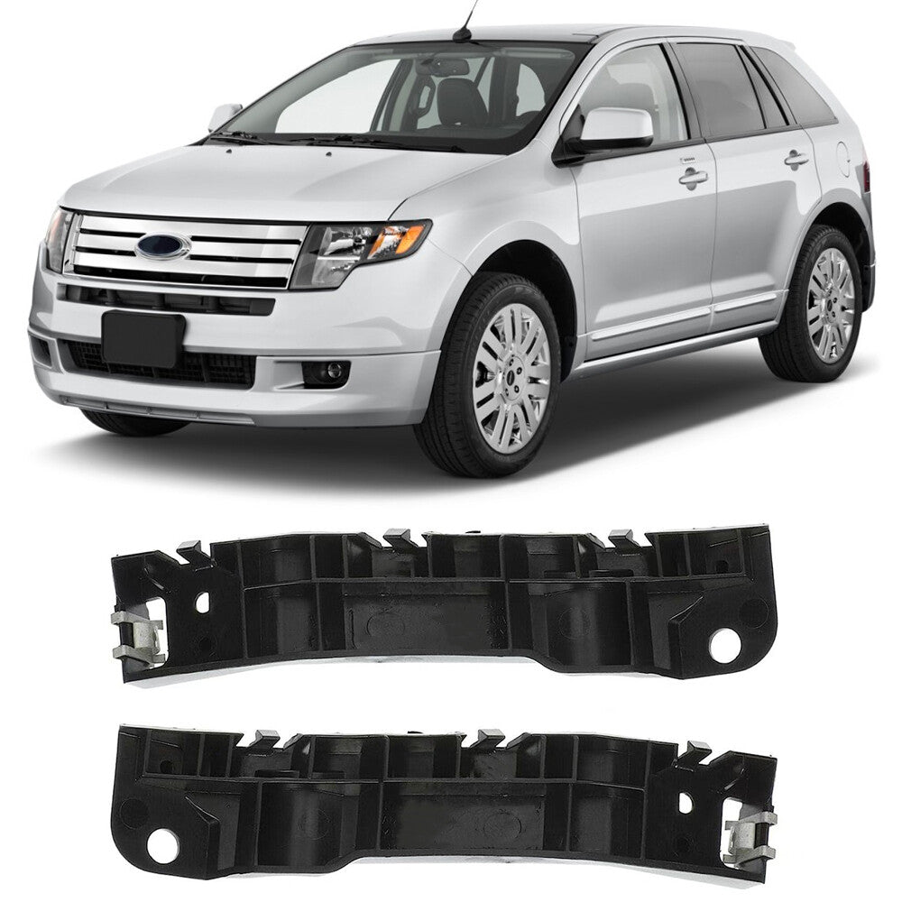 2-Pack Fits 07-10 Edge Left and Right Passenger Front Bumper Reinforcement Brackets n