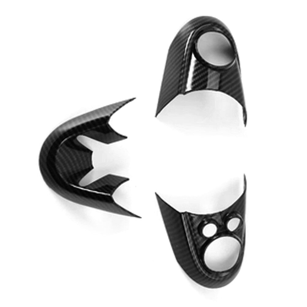 Steering Wheel Decor Frame Cover Trim for BMW for MINI Cooper F55 F56 Carbon Fiber