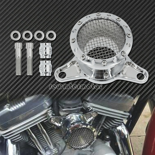 Chrome Velocity Stack Air Clear Air Filter Fit for Harley 04-19 Sportster XL 883 Q