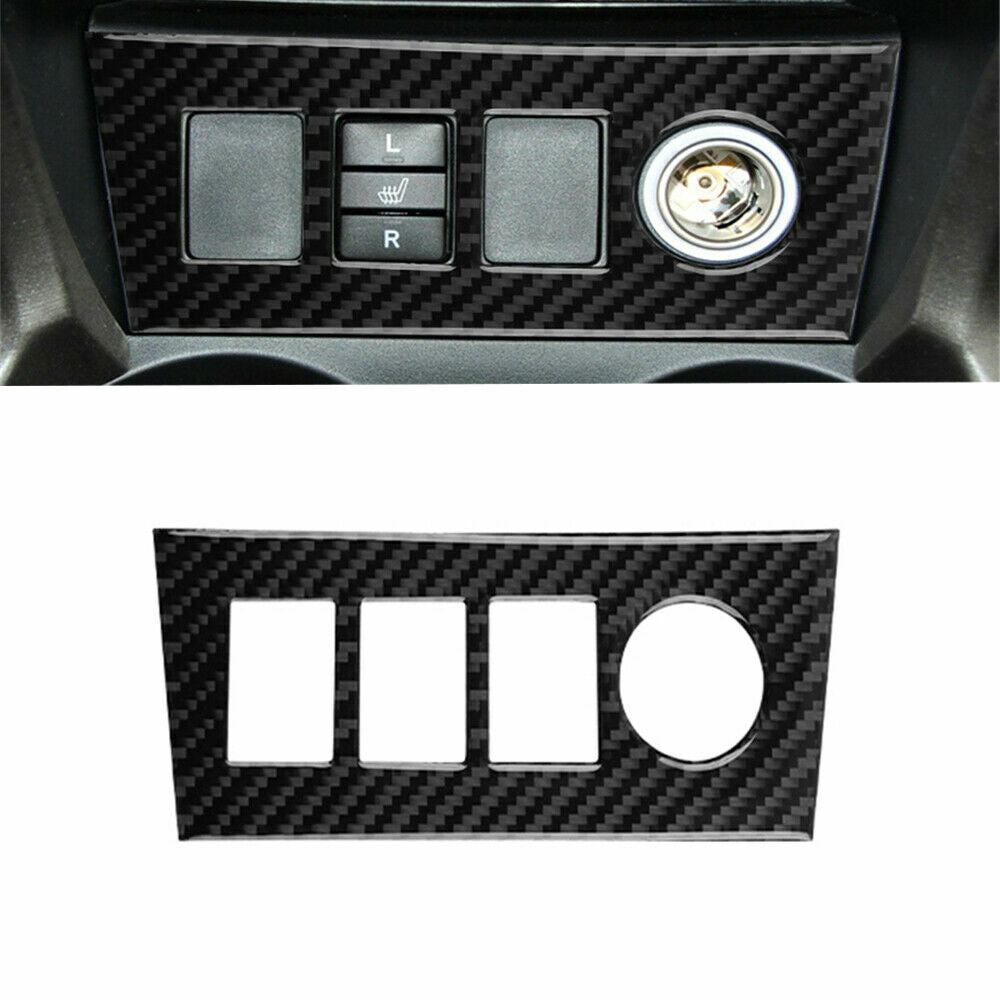 Carbon Fiber Carbon Fiber Center Console Cover Trim Fit for Toyota RAV4 2006-11