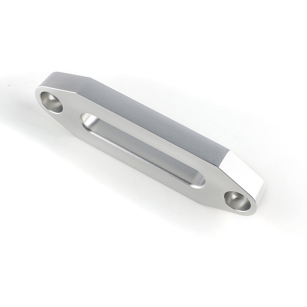 Hawse Fairlead for Synthetic Winch Rope Cable Lead Guide ATV Silver Aluminum Q