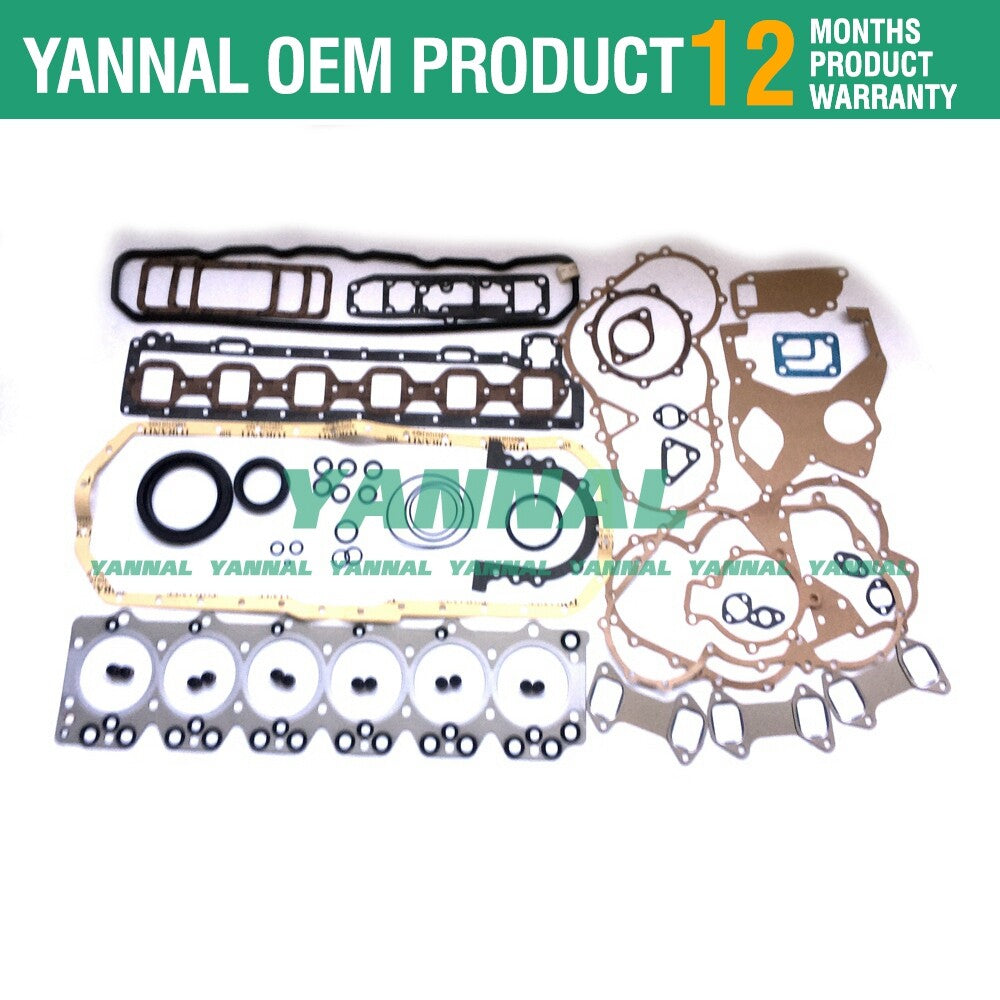 D500 Full Inspection Gasket Kit for Isuzu Engines TCM STD30 STD35 STD45 Forklifts -