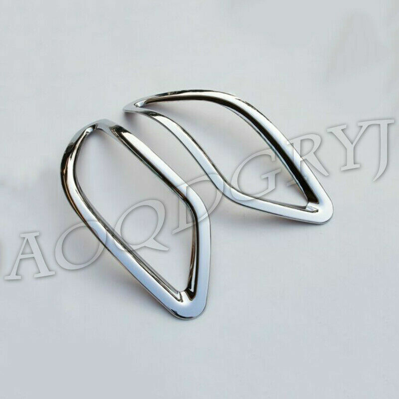 Chrome Rear Bumper Fog light cover trim 2P for Lexus RX270 RX350 RX450 2010-2015