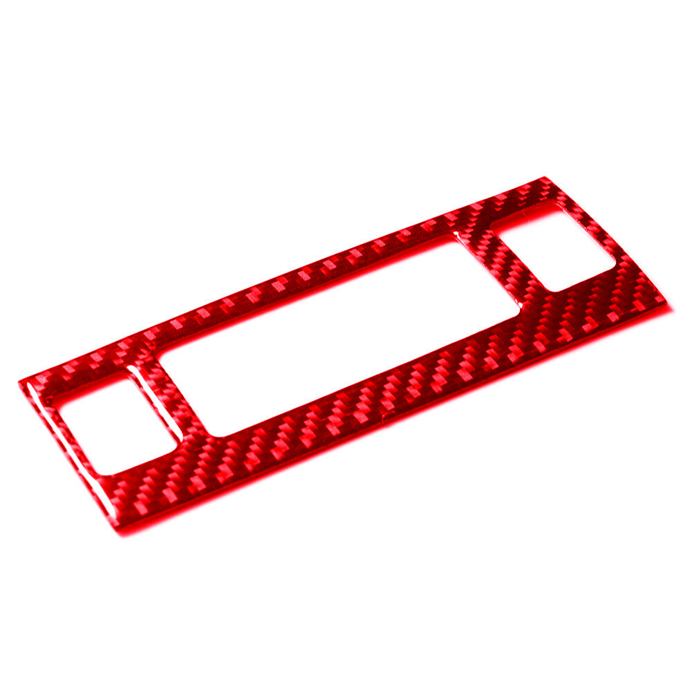 for Subaru Forester 2013-2018 Carbon Fiber Interior Sport Mode Button Trim Red