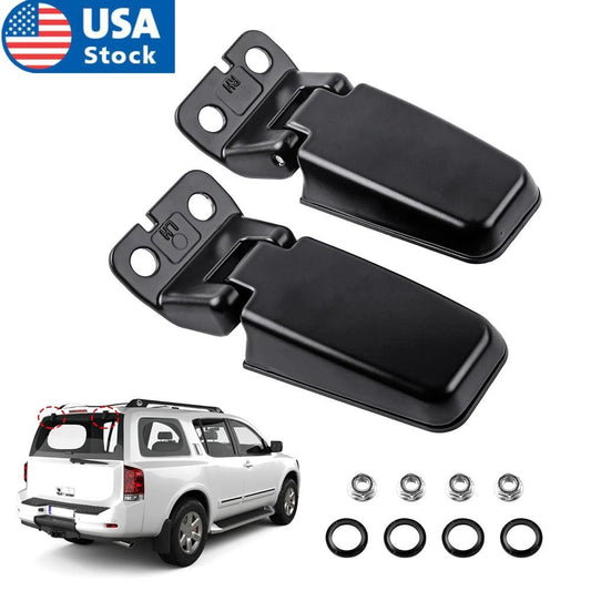 2PCS Car Rear Tailgate Window Glass Hinges for Nissan Armada for Infiniti QX56 04-15 Q