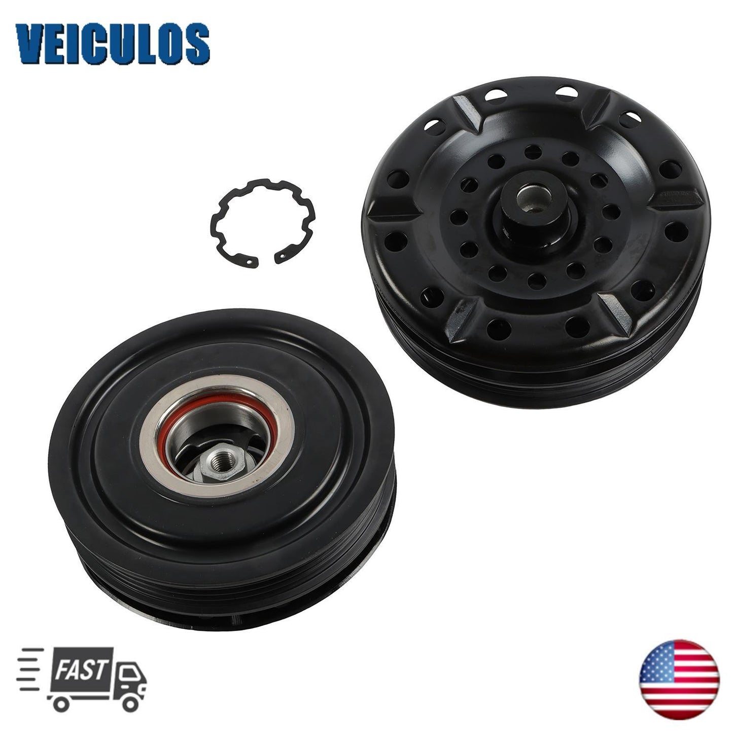 AC Compressor Clutch Assembly Kit 88310-52481 for 2006-2012 for Toyota Yaris 1.5L