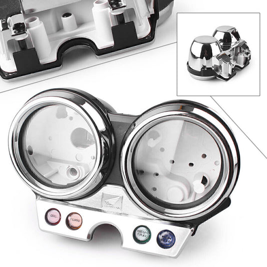 1x Motorcycle Speedometer Gauges Housing Set for Honda CB400SF 1992-1993