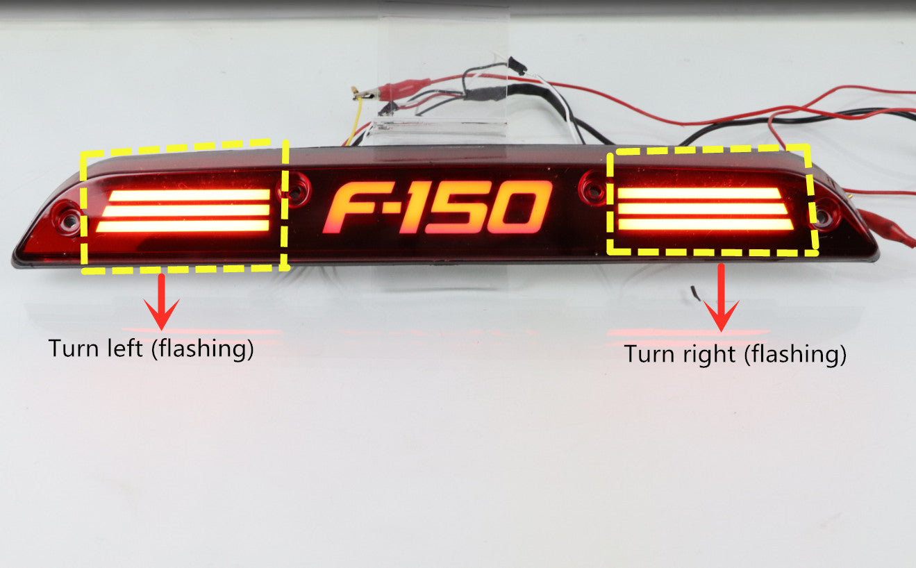 For 2015-2020 F150 LED Rear Roof Third Rear Brake Stop Light 1pcs v