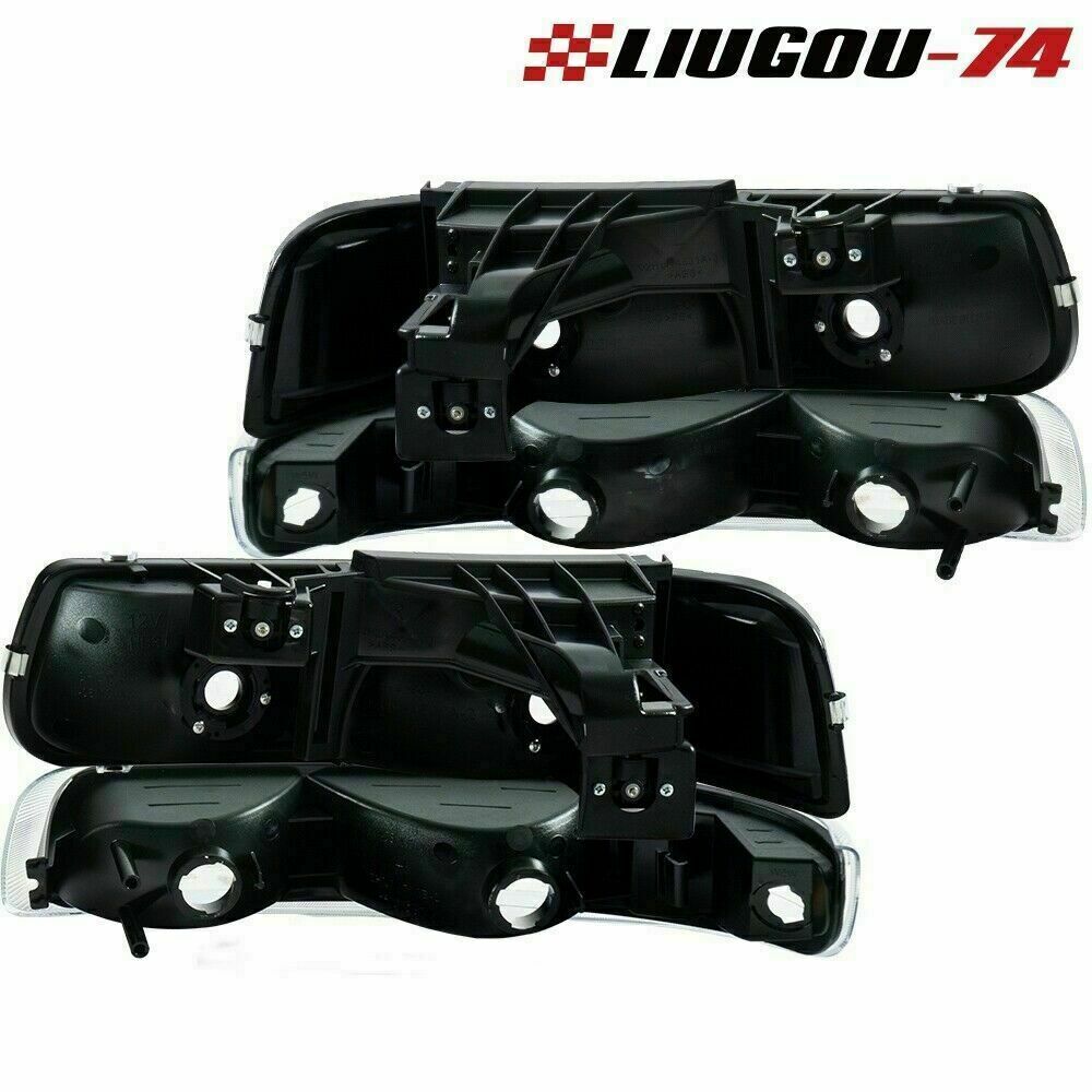 Fits 99 - 02 for Silverado 2000 - 2006 Tahoe Suburban Headlight + Signal Light S- v