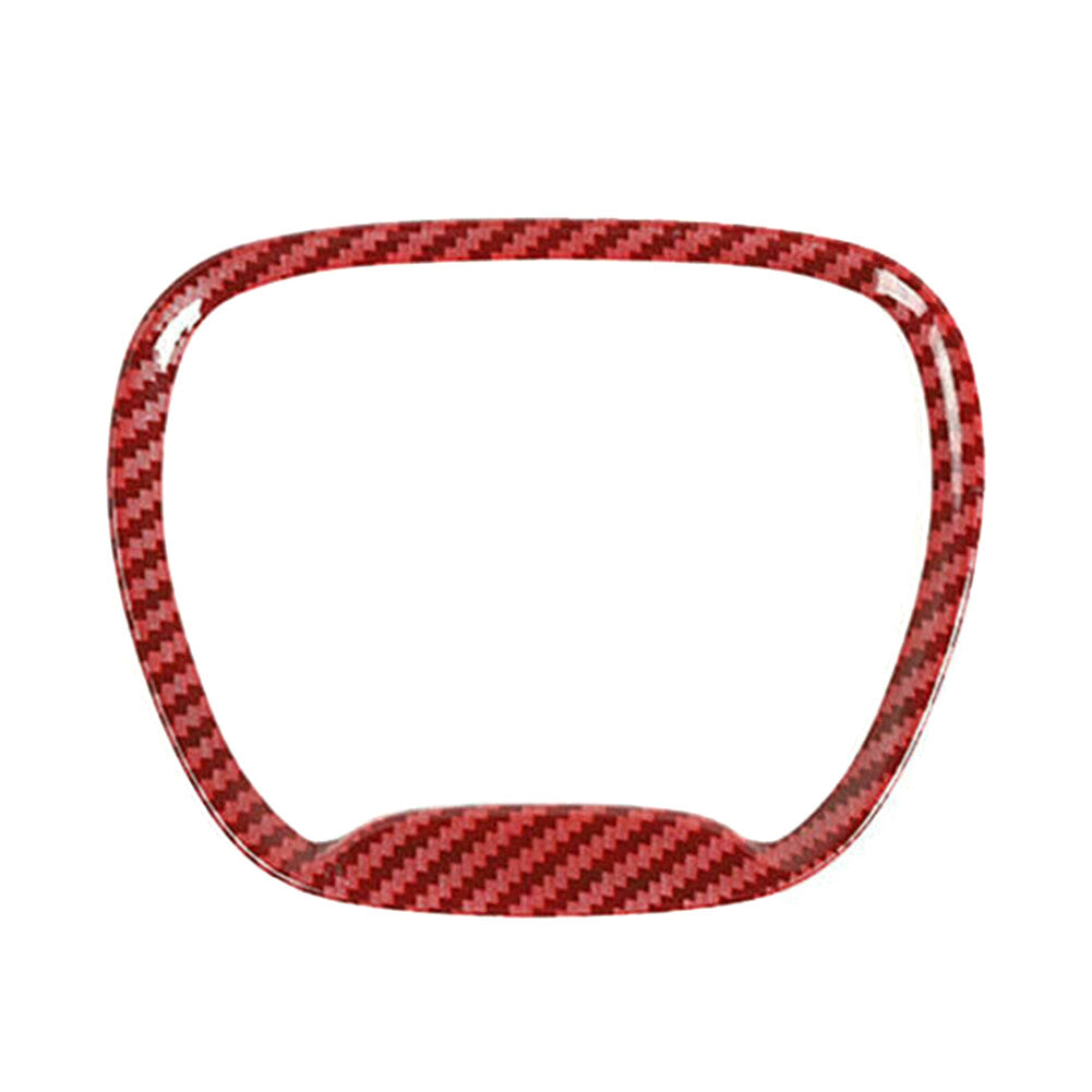 for Dodge for Challenger /Charger 2015-2019 Red Steering Wheel Center Ring Cover Trim