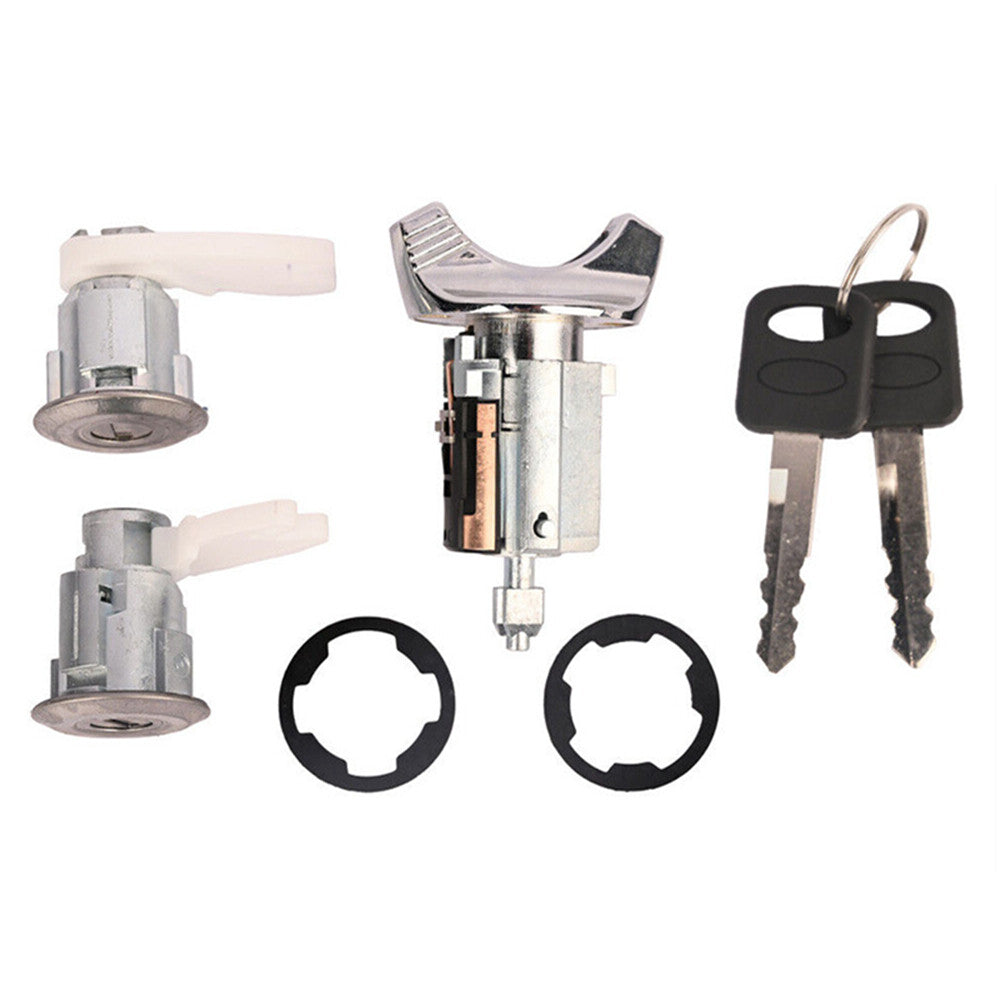1Set Car Ignition Door Lock Cylinder Set Accessories for Ford Bronco F150 F250